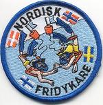 Nordisk Fridykare - kangasmerkki